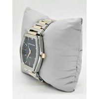 Geoffrey Beene Mens Watch GBA0037TTG Two Tone Blue Oval Dial Quartz