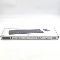 Logitech MK470 Slim Wireless Keyboard Mouse Combo Graphite 