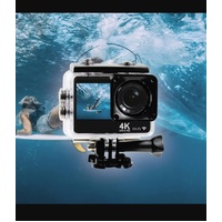 Navig8r Trek 4K UHD Dual Screen Action Camera Black 30m Waterproof