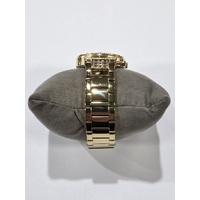 GUESS Ladies Gold Tone Crystal Set Multifunction Watch GW0320L2 36mm