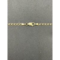 Unisex 9ct Yellow Gold Curb Link Necklace
