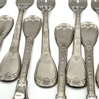 Vintage Italian Super Inox 800 Stamped 64 Pc Flatware Cutlery Set Case
