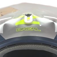 O'Neal 3 Series MX607 Motocross Helmet Small White Blue Neon Dirt Bike