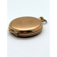 Omega Antique Gold Filled Pocket Watch 15 Jewels Swiss Mechanical Vintage