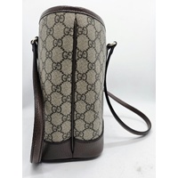 Gucci Ophidia Medium Tote Bag GG Monogram Brown Leather Italy 836849 + COA
