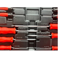 888 Tools 22pc Screwdriver Set Go-Thru Phillips Slotted Precision Case