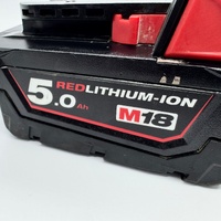 Milwaukee M18 18V RedLithium-Ion 5.0Ah Extended Capacity Battery Pack M18B5