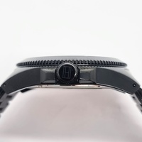 Tommy Hilfiger Mens Black Analogue Quartz Watch Stainless Steel Band