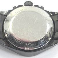Fossil Decker CH2601 Men’s Black Stainless Steel Quartz Chronograph Watch
