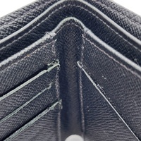 Louis Vuitton Damier Graphite Slender Wallet Monogram HC Black Grey LV + COA