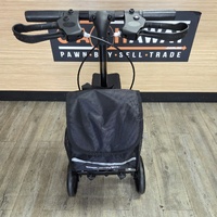 Equipmed Easy Roller Knee Scooter Crutch Alternative Dual Brakes Black