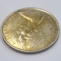1966 Australian Round 50 Cent Coin 80% Silver Royal Australian Mint Elizabeth II
