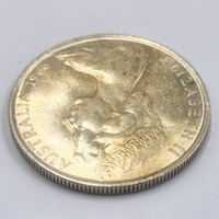 1966 Australian Round 50 Cent Coin 80% Silver Royal Australian Mint Elizabeth II