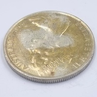 1966 Australian Round 50 Cent Coin 80% Silver Royal Australian Mint Elizabeth II