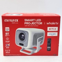 AIWA AWPJ0F1W Smart LED Projector 1080p WiFi Bluetooth Remote