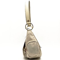 GUESS Gemma Shoulder Bag Women's Taupe Recycled Nylon Handbag EYG839517