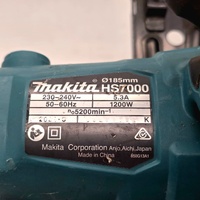 Makita HS7000 185mm 1200W 50-60Hz 230-240V Corded Electric Circular Saw