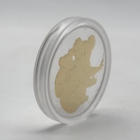 2008 Perth Mint 1oz Gold Gilded Koala 99.9% Silver $1 Dollar Coin Case