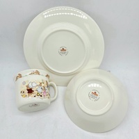 Royal Doulton Bunnykins 3 Piece Children Set Plate Bowl Handle Mug