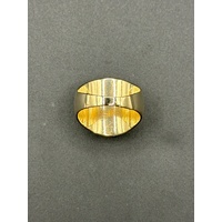 Mens 9ct Yellow Gold Opal Ring