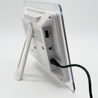 Nesa 7 Inch Digital Photo Frame DPF-07018F White Acrylic Desktop Display