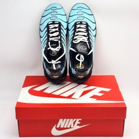 Nike Air Max Plus TN Aqua Silver Black Mens US 9 Sneakers CV8838-400 With Box