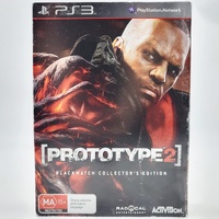Prototype 2 Blackwatch Collector's Edition PS3 PlayStation 3 Complete