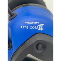 Peltor Lite-Com II 2 Way Radio Headphones Blue (Pre-Owned)