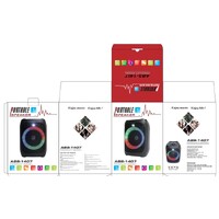 NEW Bluetooth ABS1407 Portable Party Speaker with RGB Lighting by SING-E