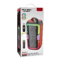 DJ Powered Karaoke Party Bluetooth Super Bass 4 Inch 25W Speaker RGB Light