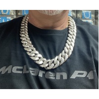 Necklace Chain 925 Solid Stirling Silver Chunky Cuban Link NEW
