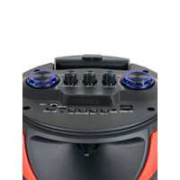 NEW SING-E 8 inch Wireless Super Bass RGB LED Party Trolley Outdoor Speaker + Mic