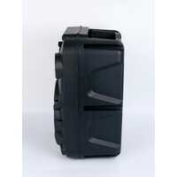 NEW SING-E LED Flashing Light Portable Subwoofer Party Karaoke Speaker + Mic