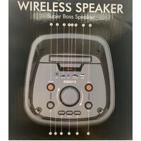 NEW Party Karaoke System Dual 8 Inch High Power Light Show Super Bass Bluetooth by SING-E