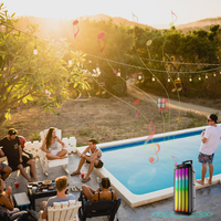 NEW SING-E Dual 8 inch High Power Subwoofer Speaker with Colourful RGB Lights
