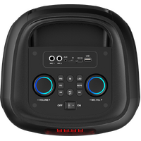 DJ Powered Karaoke Party Bluetooth Super Bass Dual 8 Inch 60W Speaker RGB Light