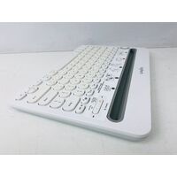 Logitech Bluetooth Multi-Device Keyboard K480 White for Windows Mac Computers