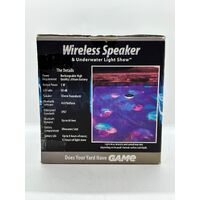 Game Pool Speakers Waterproof Bluetooth and Speaker Sync Light Show (Pre-owned)