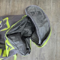 Fox Racing Motocross Gear Bag Duffle Green Grey Carry Bag 3 Pockets