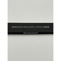 Terrance Williams x Uncle Jack Unisex 34mm Black Leather Band Watch
