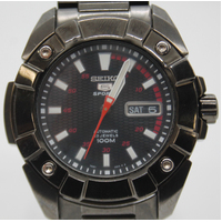 Seiko 5 Sports Automatic Men's Watch 7S36B-03K0 100m WR 23 Jewels