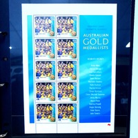 Sydney 2000 Olympic Australian Gold Medallists Stamp Album