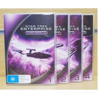 Star Trek Enterprise Seasons 1-4 on 27 DVD Discs (Pre-Owned)