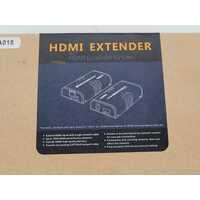 Extender HDMI Extender by Lan TX Sender - Black (Pre-owned)