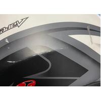 Kabuto Aeroblade-5 ECE 22-05 Black/Red/Grey Size Large 58-59cm Bargy Design Helmet (Pre-owned )