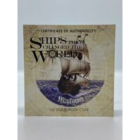 Perth Mint Mayflower QE II 1oz Silver Proof Coin 2012 (Pre-Owned)