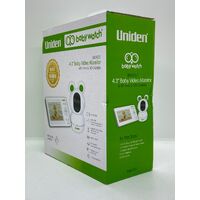 Uniden BW4151 4.3 Inch Baby Video Monitor Pan and Tilt Camera with Night Vision