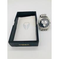 Nixon Synchronicity Time Teller Stainless Steel Chrono Unisex Quartz Watch