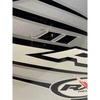 RXT Racer II 2013 White Gunmetal Antman Design Large Helmet (Pre-Owned)