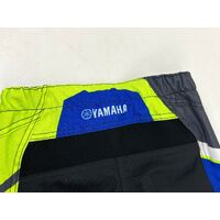 Yamaha Motocross Pants Youth Size 22 Green Blue Black Durable Riding Gear
